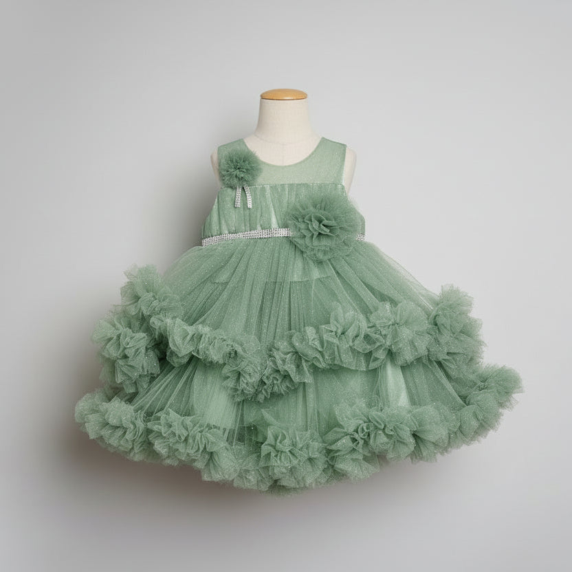 Sage Garden Pixie Gown – Sage Green