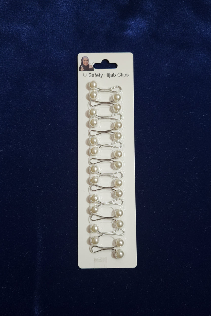 U Shape Hijab Clips - Various Colours