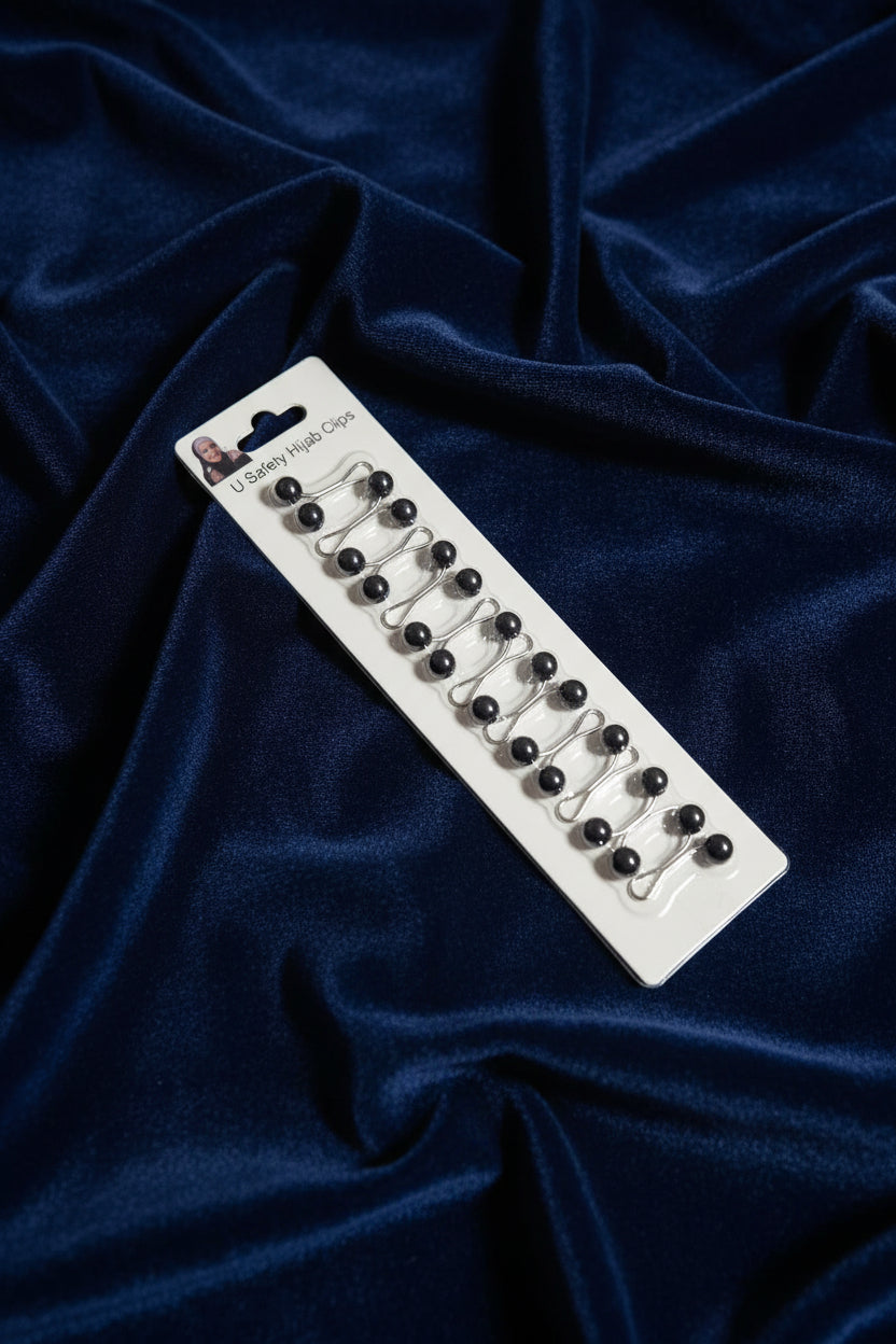 U Shape Hijab Clips - Various Colours