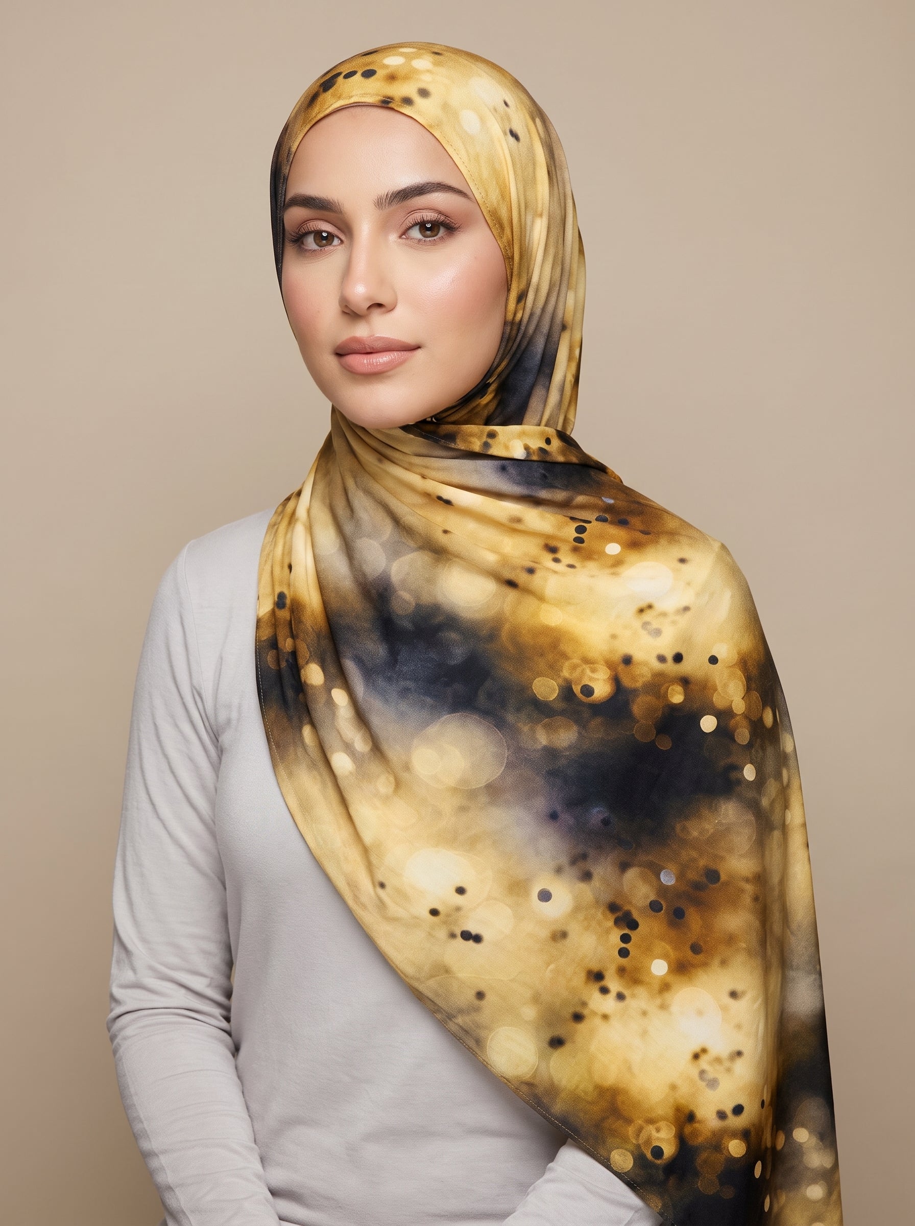 Supernova Printed Jersey Hijab