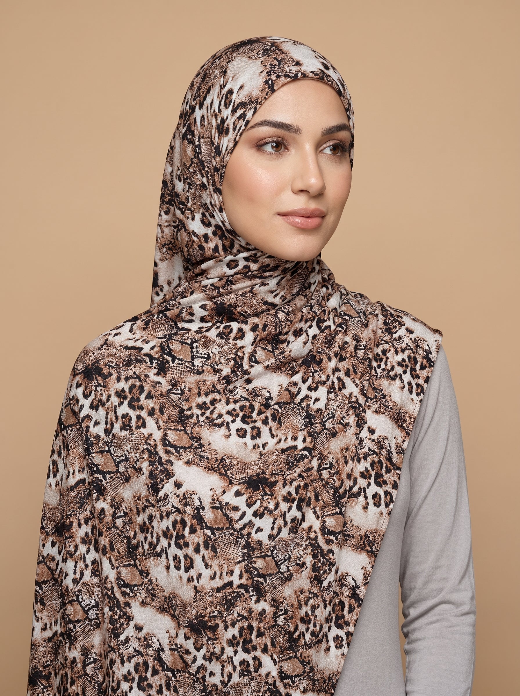 Velvet Savannah Printed Jersey Hijab