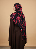 Scarlet Rose Printed Jersey Hijab