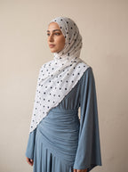 Classic Polka Printed Modal Hijab