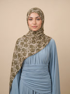 Olive Grace Printed Modal Hijab