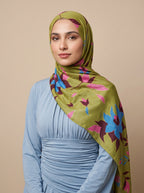 Retro Velvet Flora Printed Modal