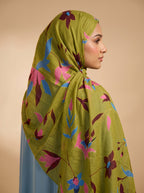 Retro Velvet Flora Printed Modal