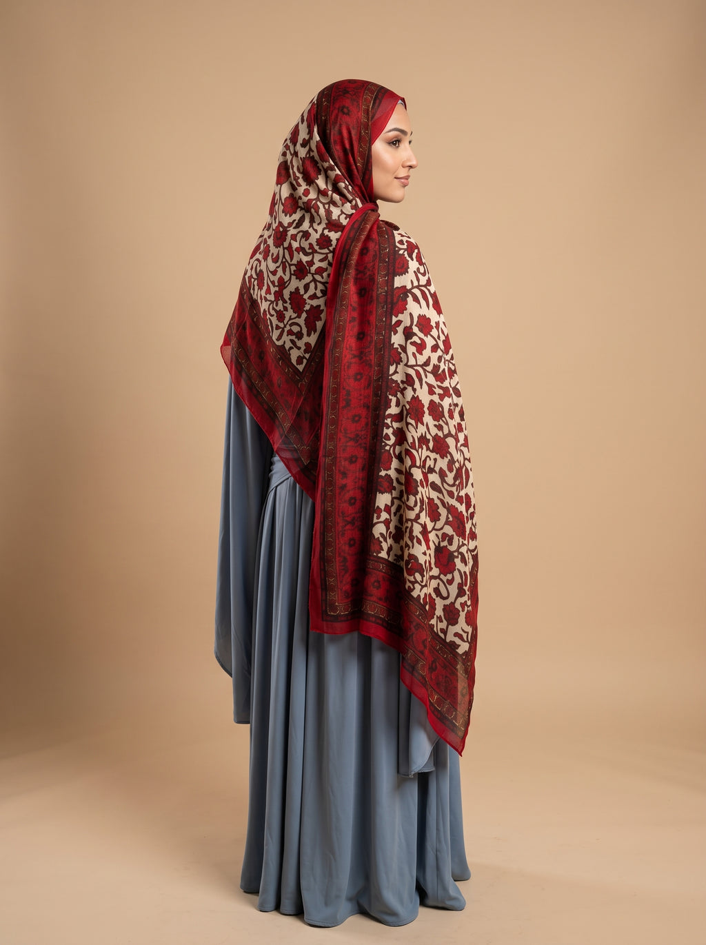 Kalamkari Crimson Printed Modal