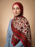 Kalamkari Crimson Printed Modal