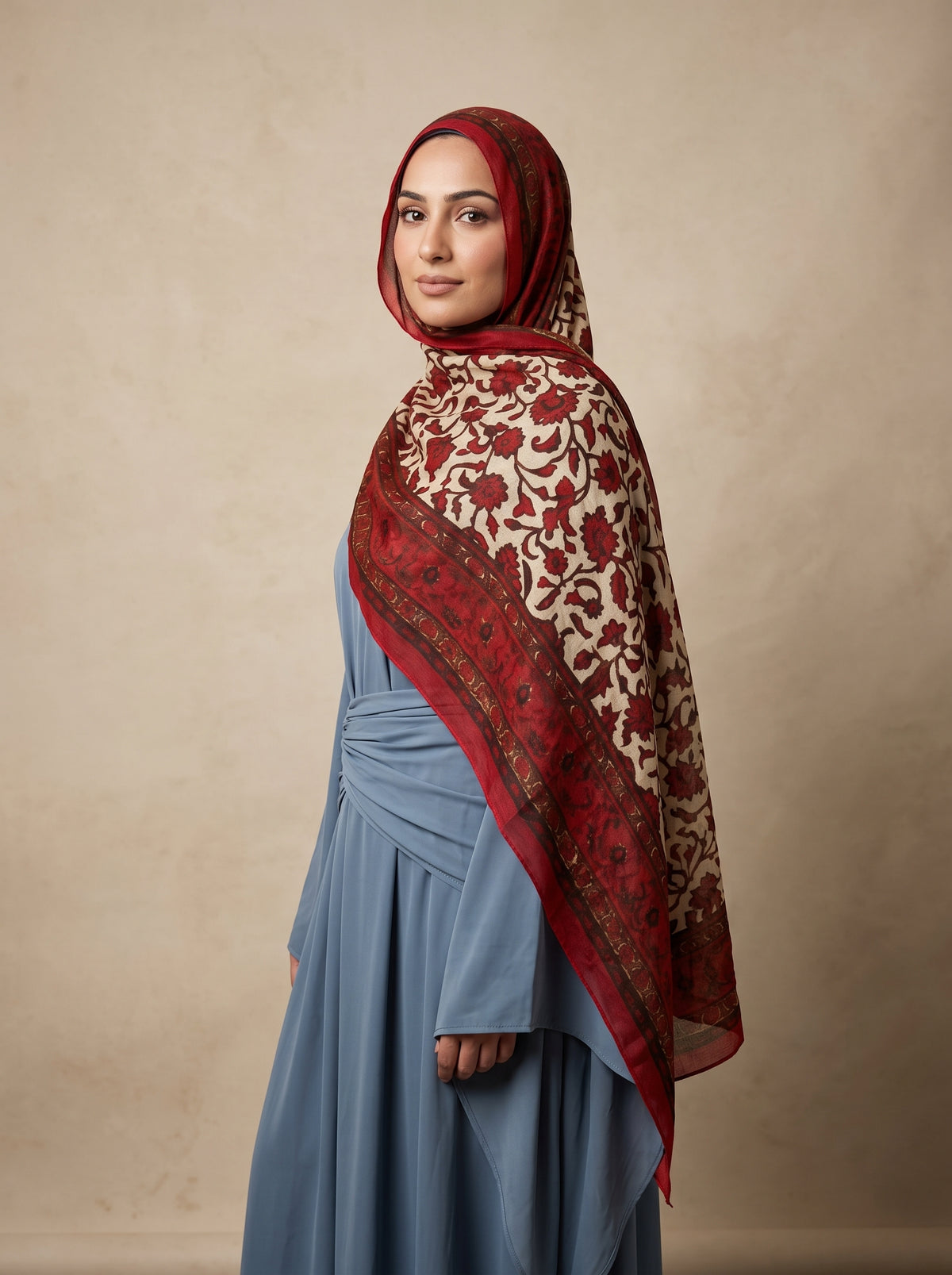 Kalamkari Crimson Printed Modal