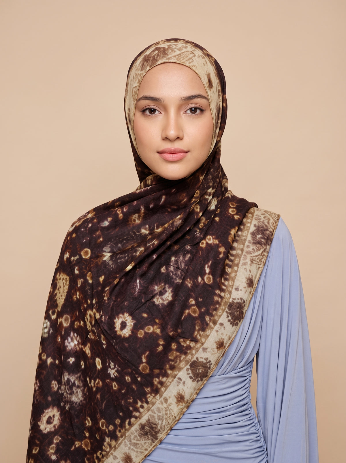 Cocoa Royale Printed Modal Hijab