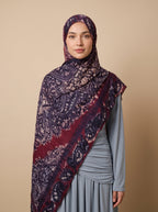 Ruby Reverie Printed Modal Hijab
