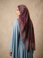 Keffiyeh Elegance Printed Modal Hijab