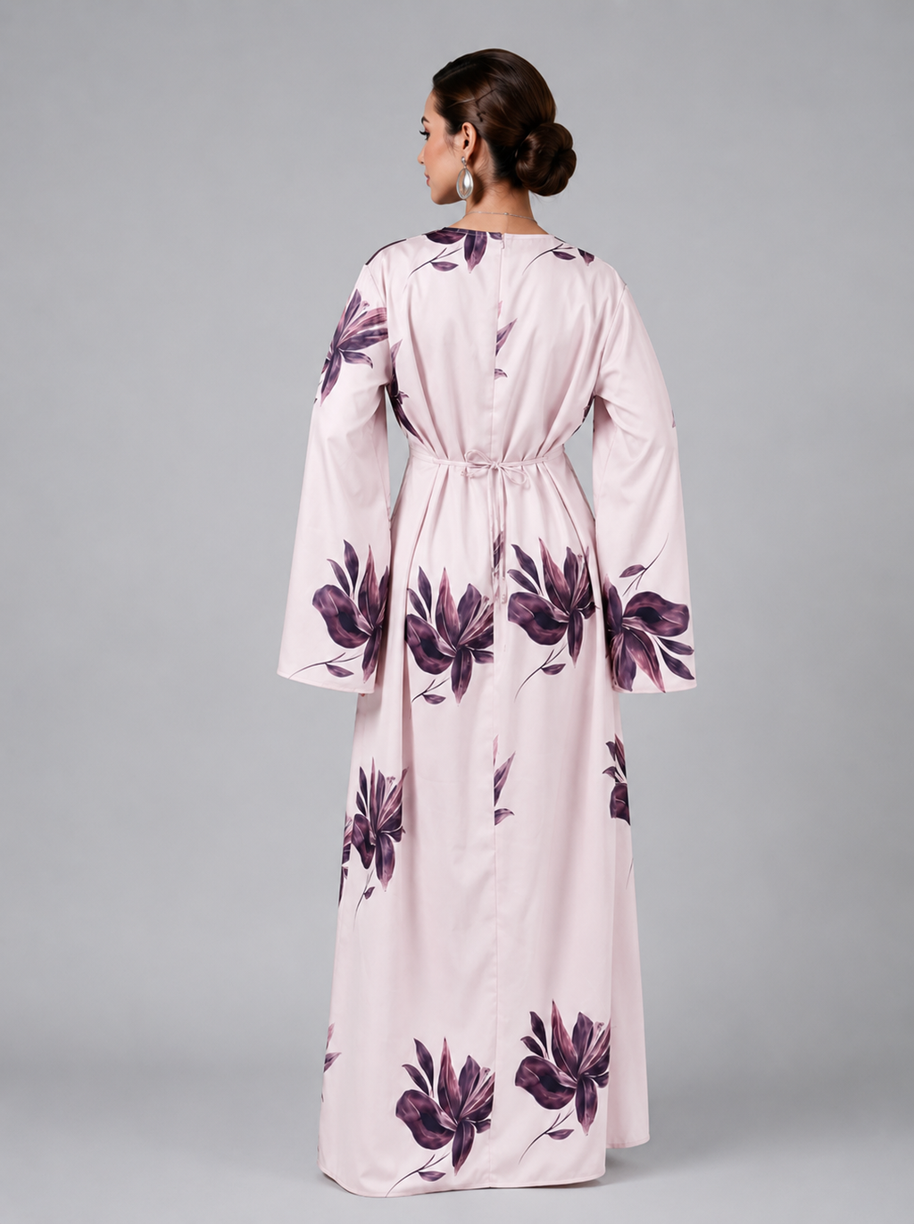 Sidra Bloom Maxi Dress – Blush Pink