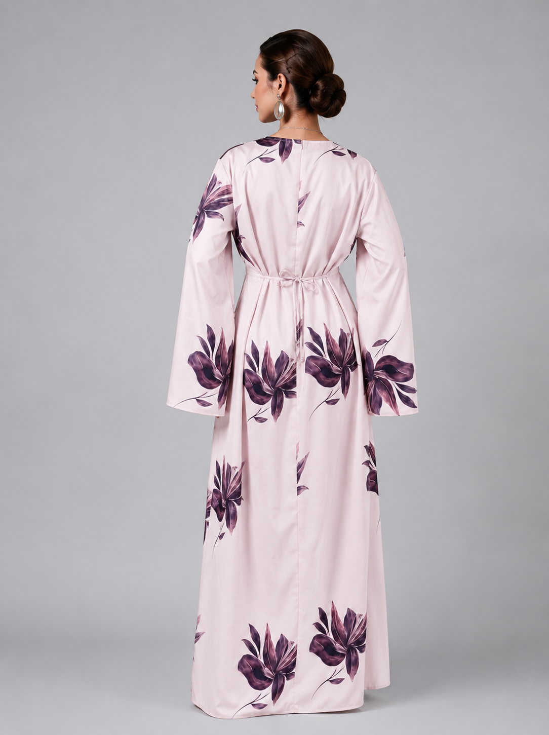 Sidra Bloom Maxi Dress – Blush Pink