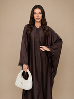 Yasmin Batwing Abaya - Coffee