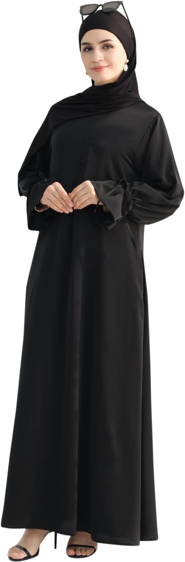 Zia Luxe Lightweight Modest Abaya - Black