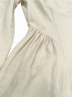 Dana Soft Flow Maxi Dress - Ivory White