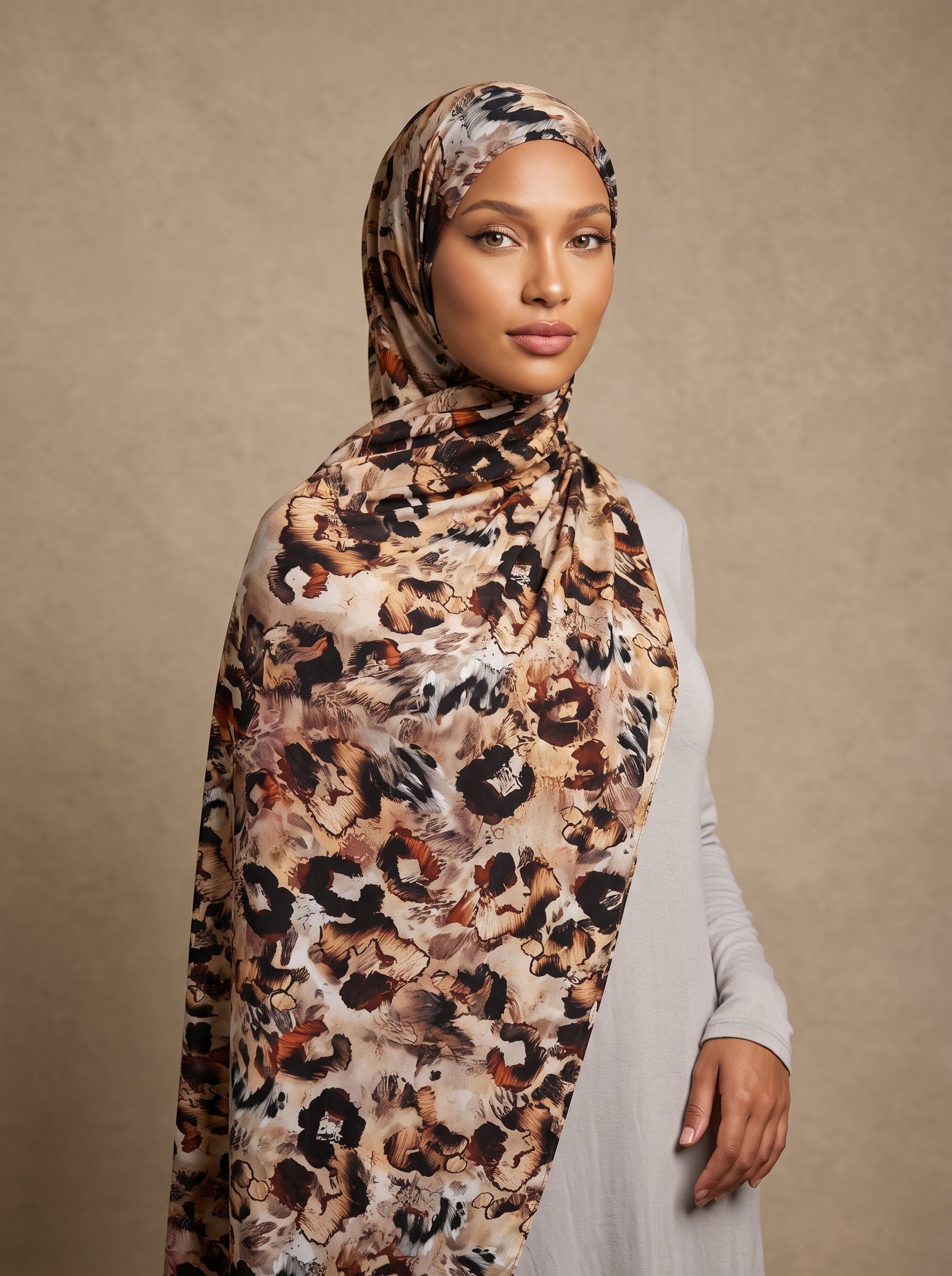 Roar of Style Printed Jersey Hijab