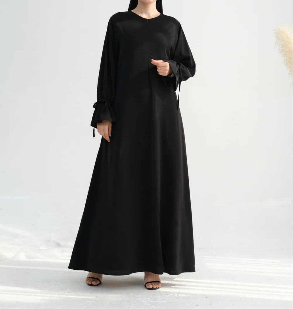 Zia Luxe Lightweight Modest Abaya - Black
