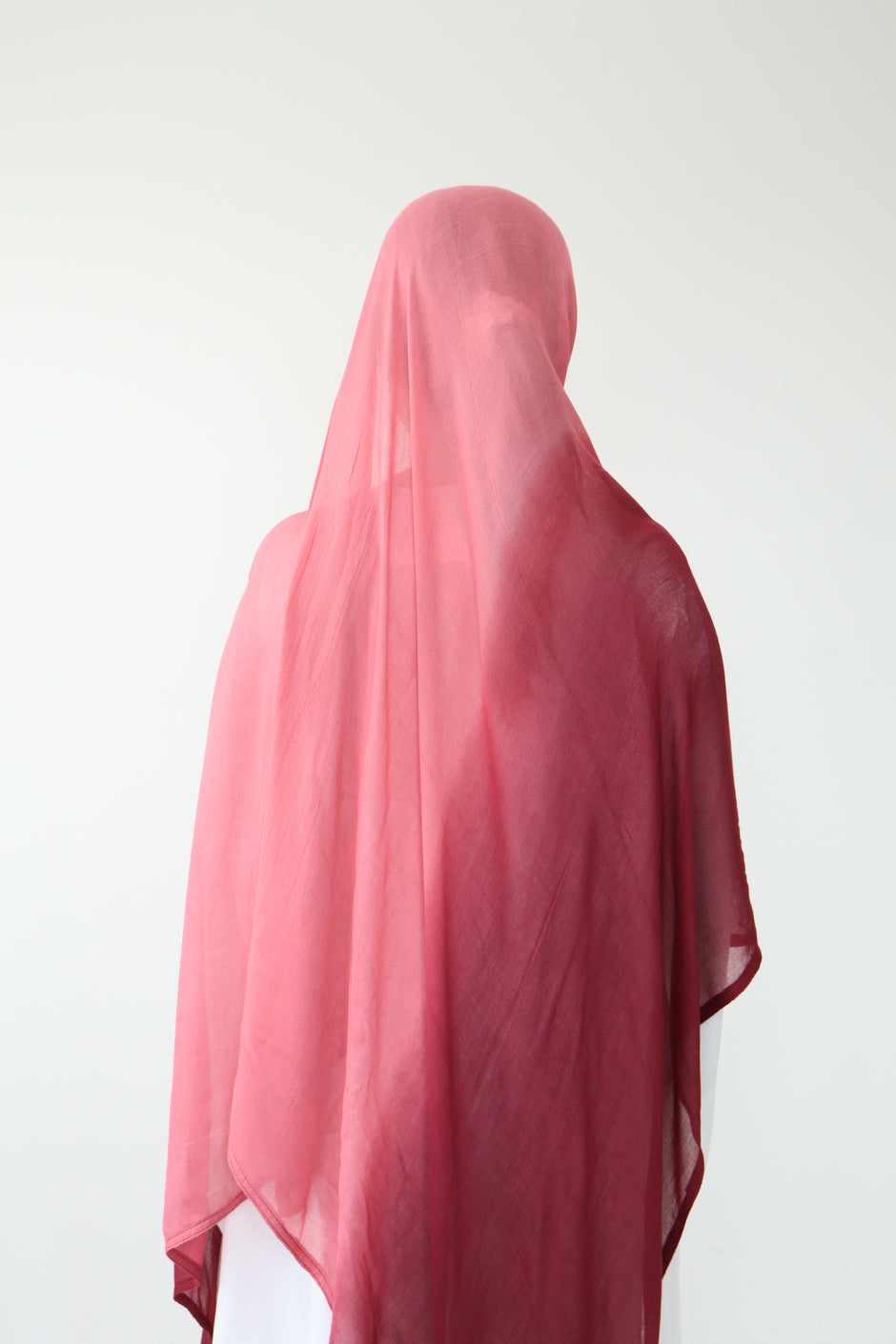 Blush Ruby Premium Ombre Modal Hijab