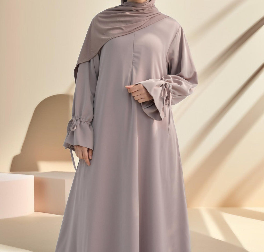 Zia Luxe Lightweight Modest Abaya - Rose Taupe