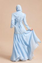 The Malika Celestial Gown - Blue