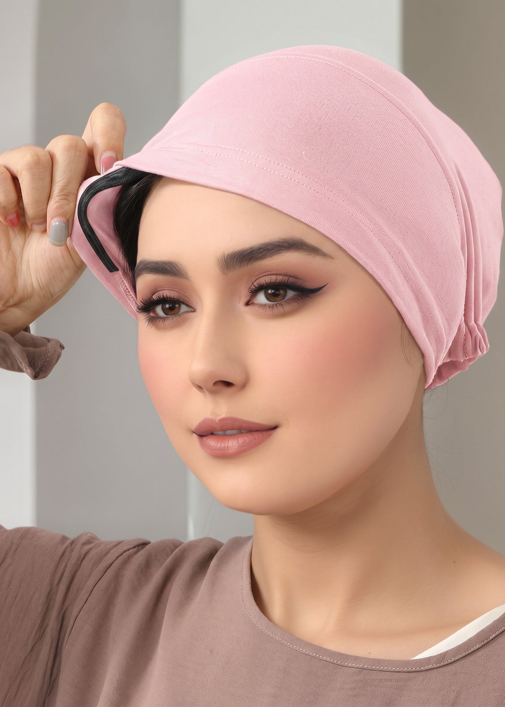 Non-slip Tie string Jersey Undercap  - Various Colors