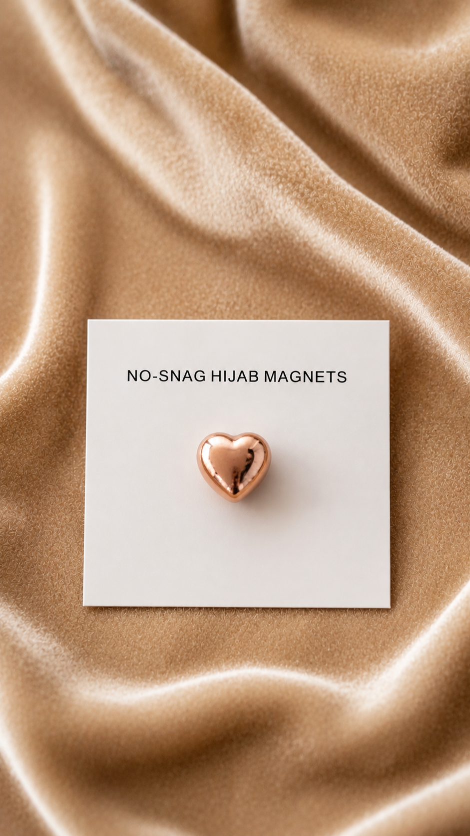Heart Shape Non Snag Magnet - Various Colours