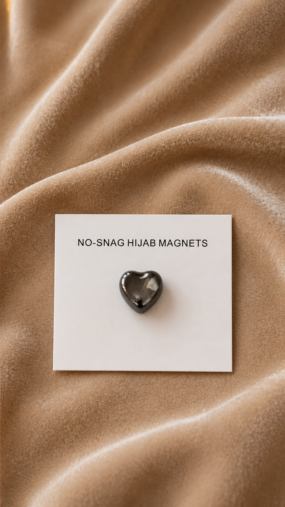 Heart Shape Non Snag Magnet - Various Colours