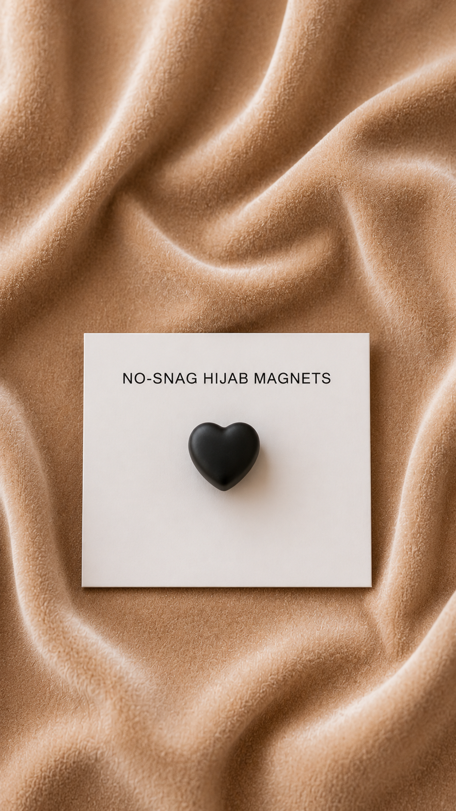Heart Shape Non Snag Magnet - Various Colours