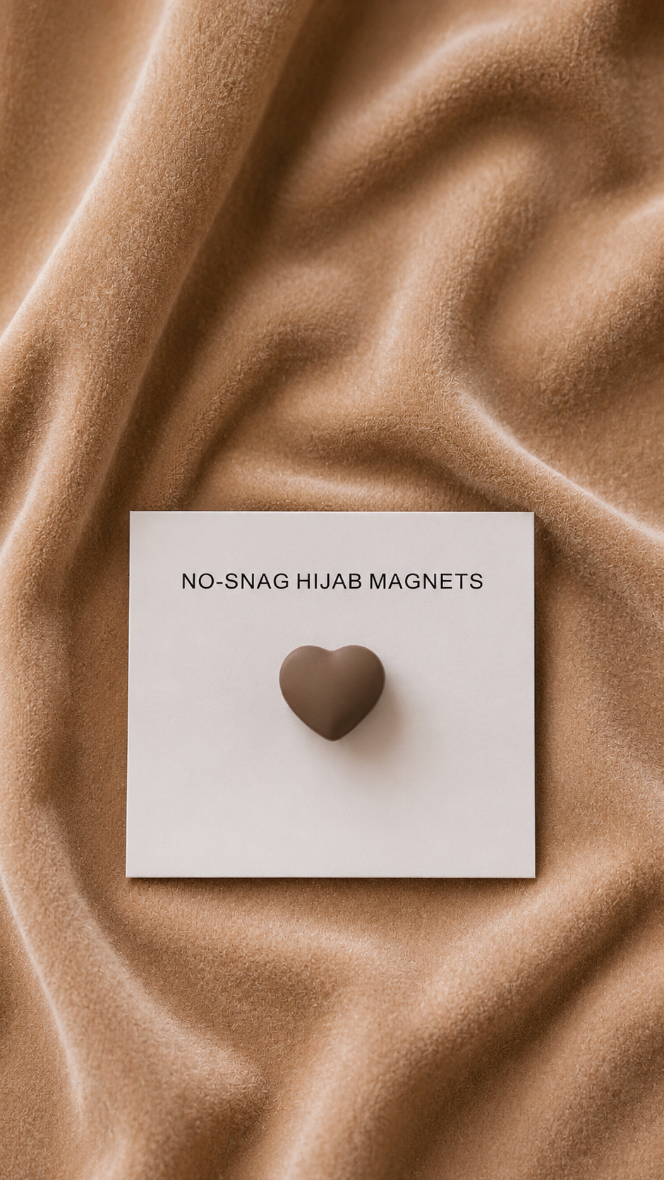 Heart Shape Non Snag Magnet - Various Colours