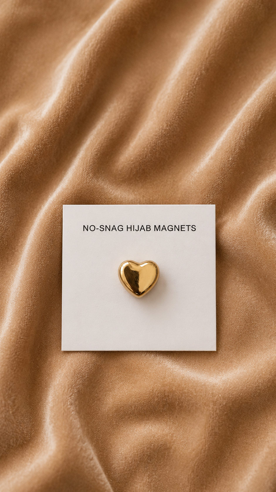 Heart Shape Non Snag Magnet - Various Colours