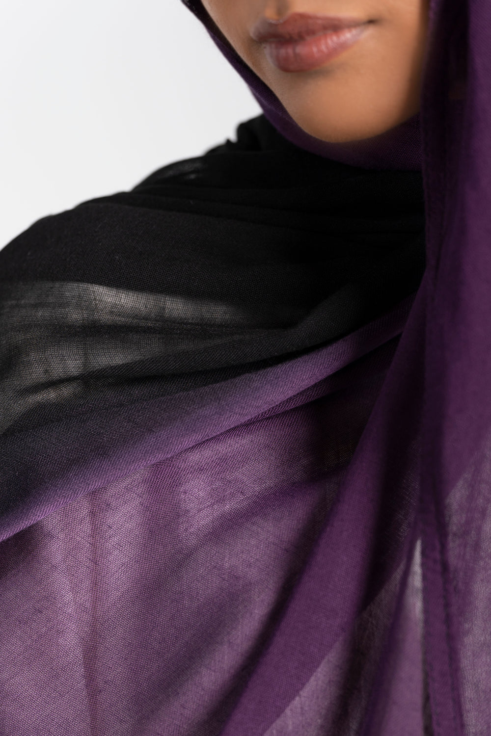 Royal Nightfall Premium Ombre Modal Hijab