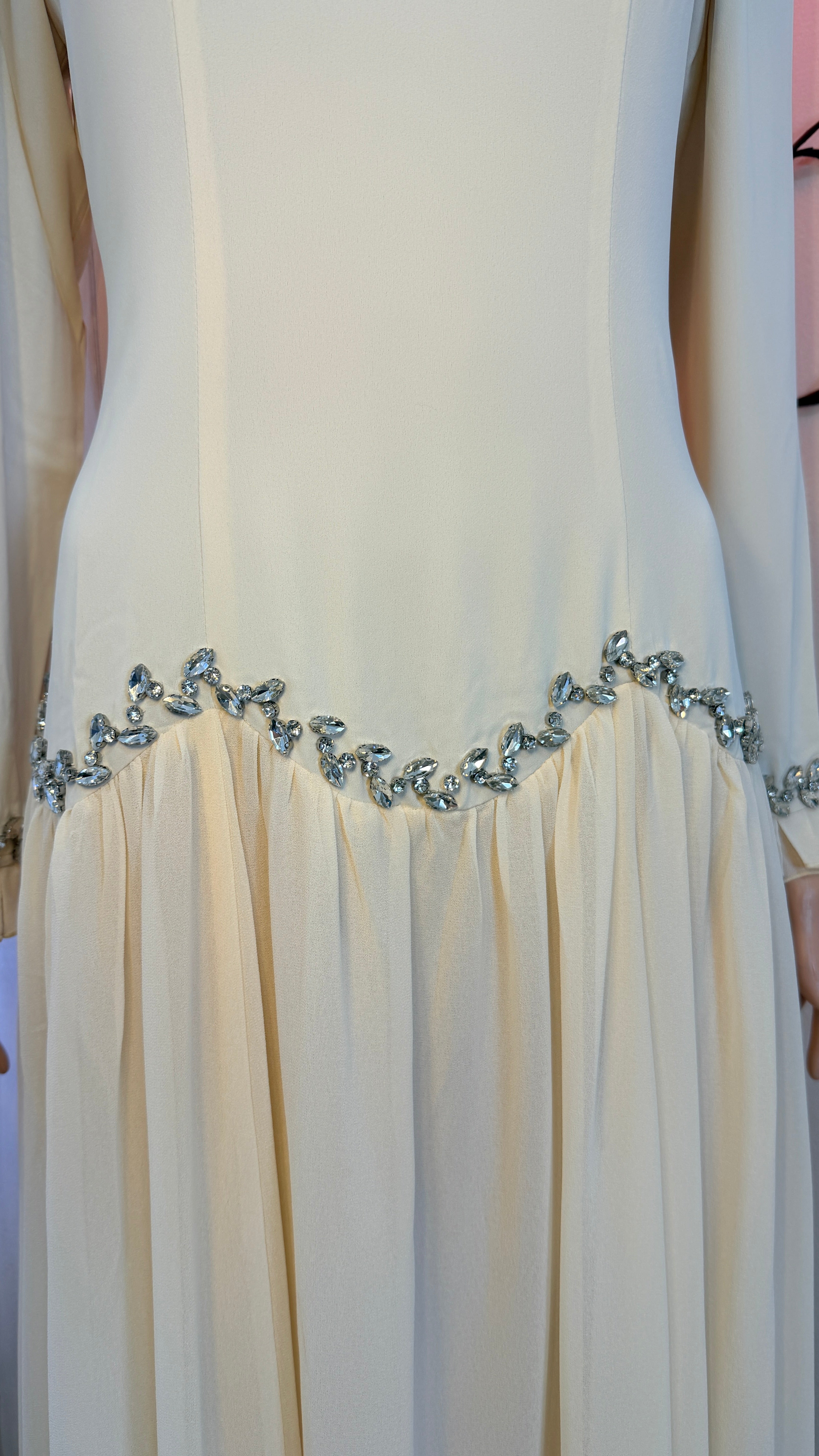 The Malika Celestial Gown - Champagne