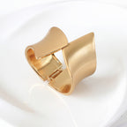 Dune Matte Gold Statement Bangle