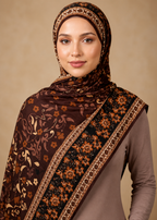 Heritage Bloom Printed Jersey Hijab