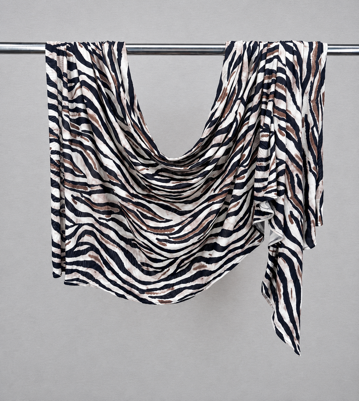 Zebra Printed Jersey Hijab