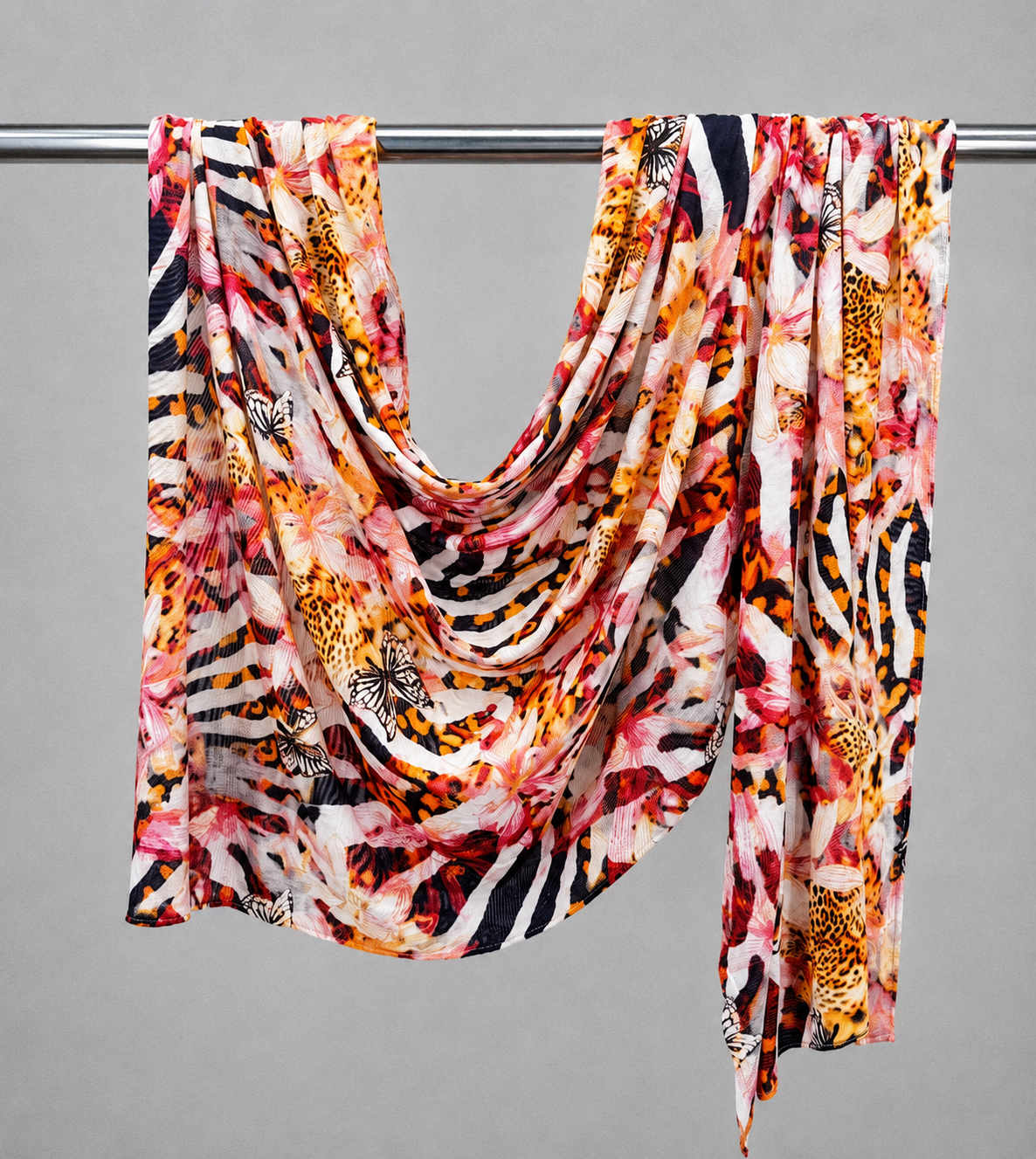 Exotic Illusion Printed Jersey Hijab