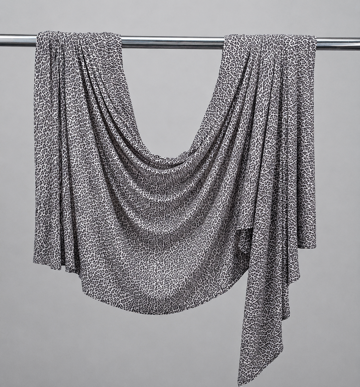 Silver Safari Printed Jersey Hijab