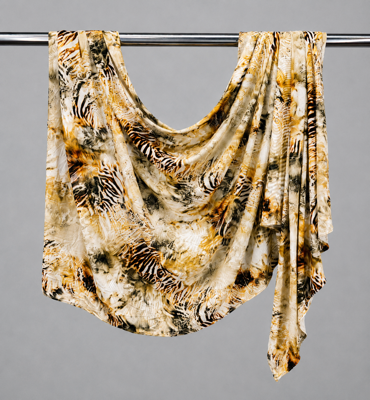 Urban Jungle Printed Jersey Hijab