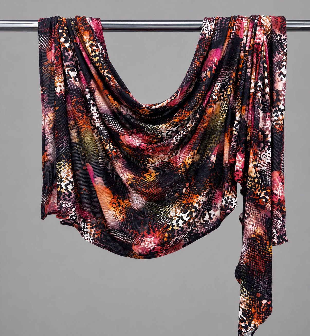 Gypsy Serpent Printed Jersey Hijab