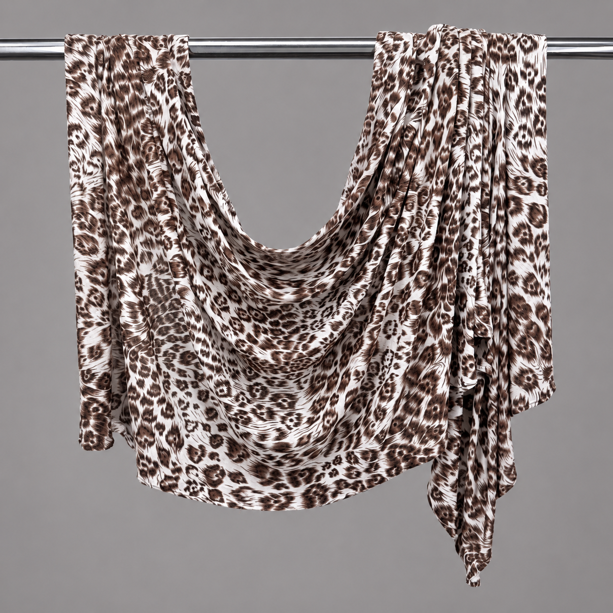 Velvet Cheetah Printed Jersey Hijab