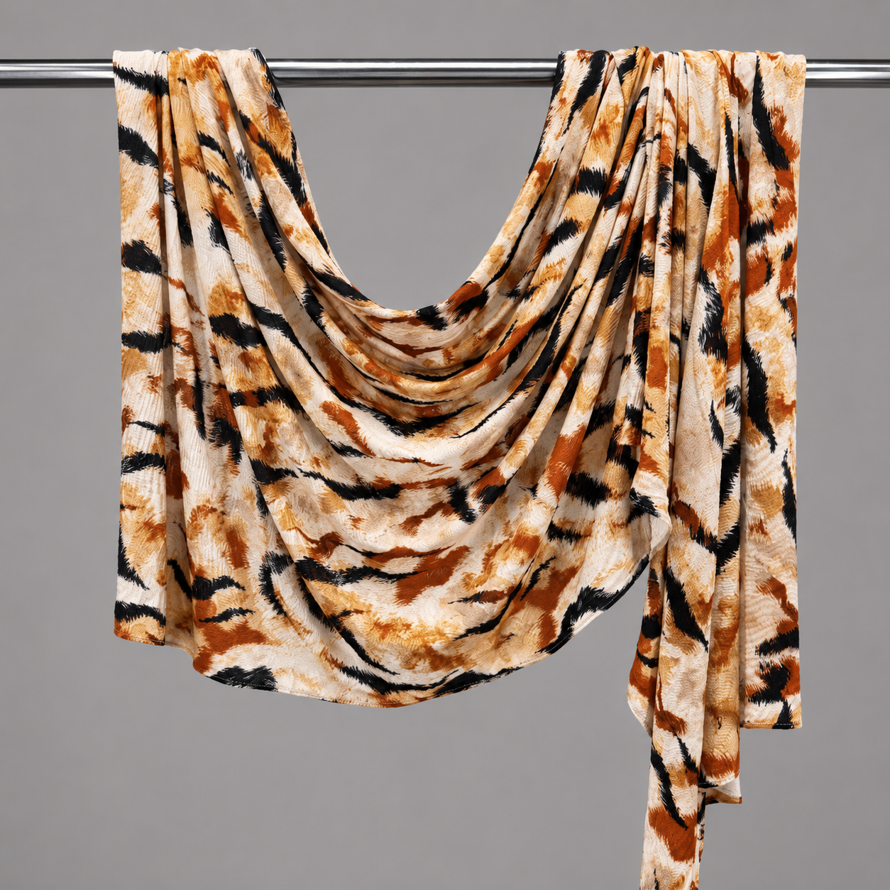 Tigress Wave Printed Jersey Hijab