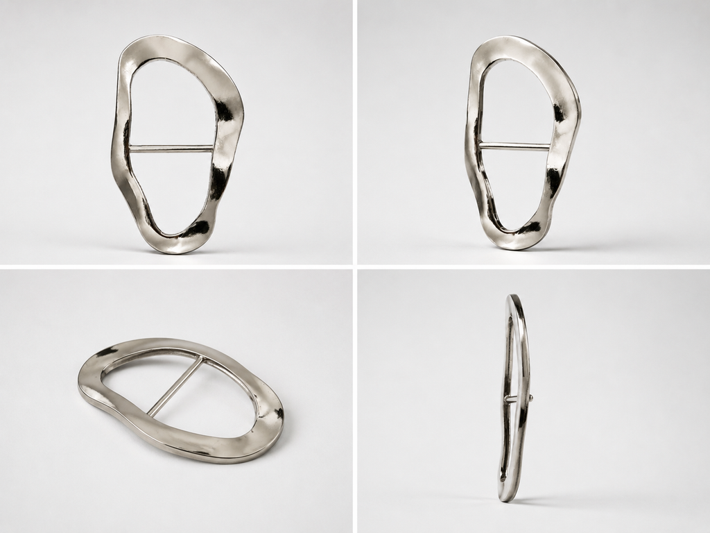 Irregular Shape metal ring Hijab Holder
