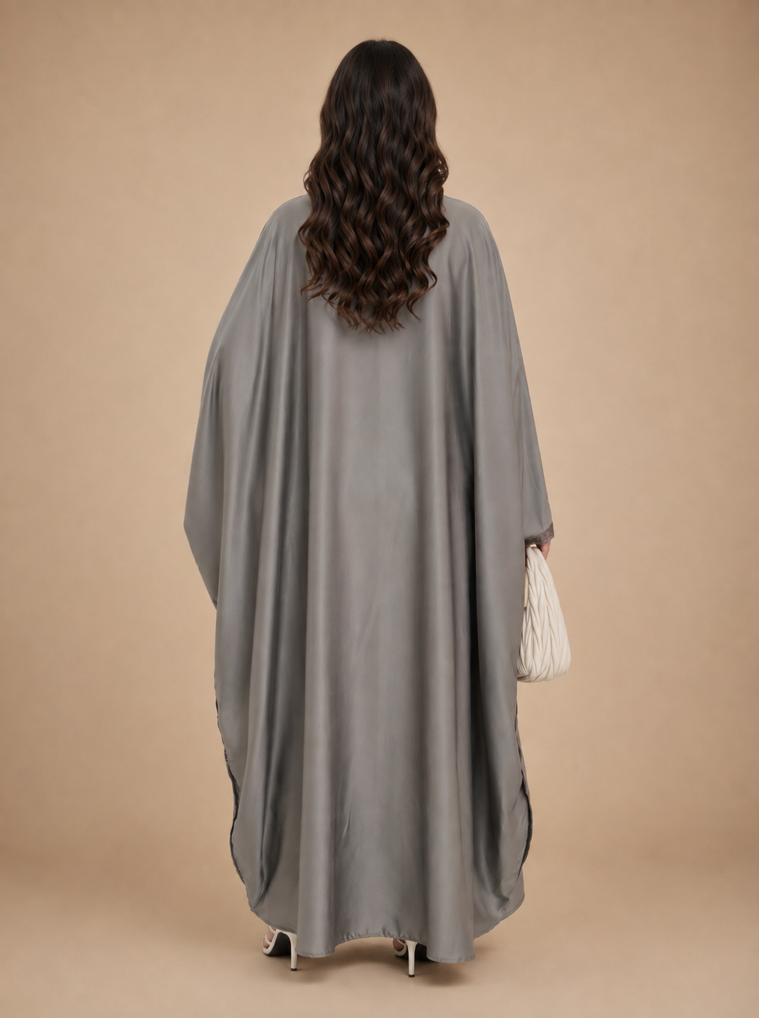 Yasmin Batwing Abaya - Grey