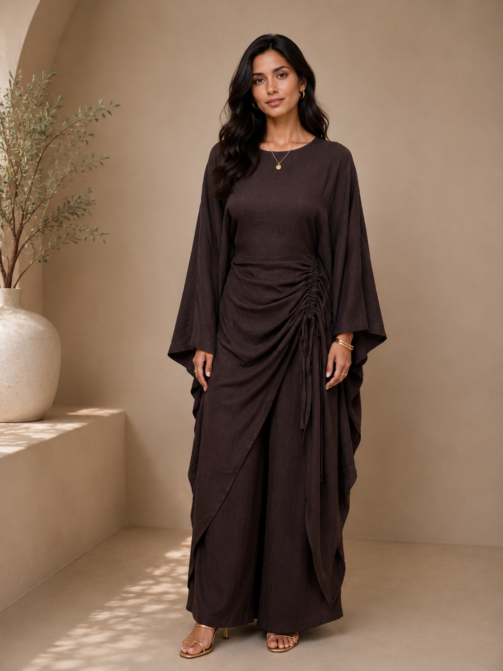 Inaya Batwing Set - Espresso
