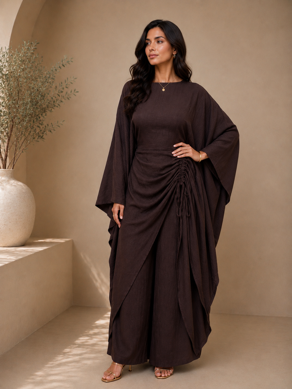 Inaya Batwing Set - Espresso