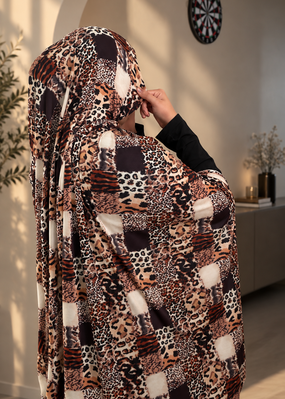 Wild Fusion Printed Jersey Hijab