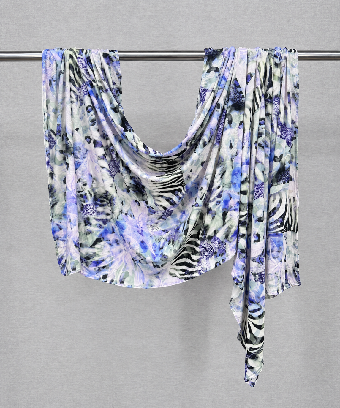 Coral Bloom Printed Jersey Hijab