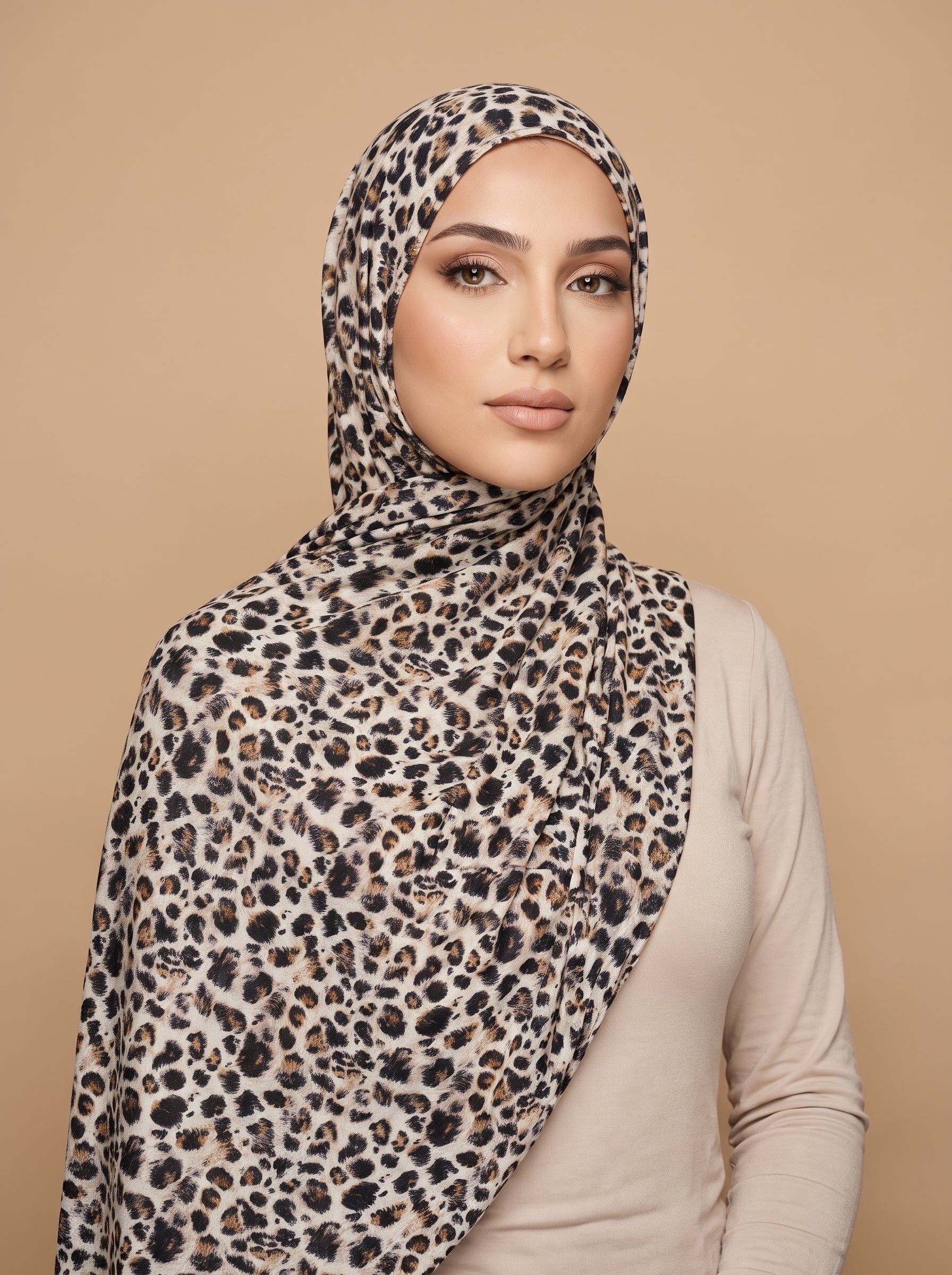 Night Huntress Printed Jersey Hijab